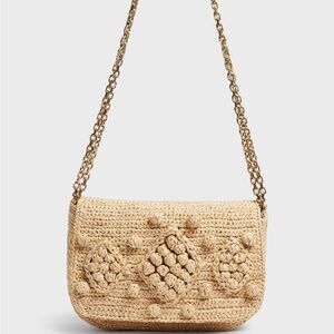 Gerard Darel Archie Raffia crossbody bag